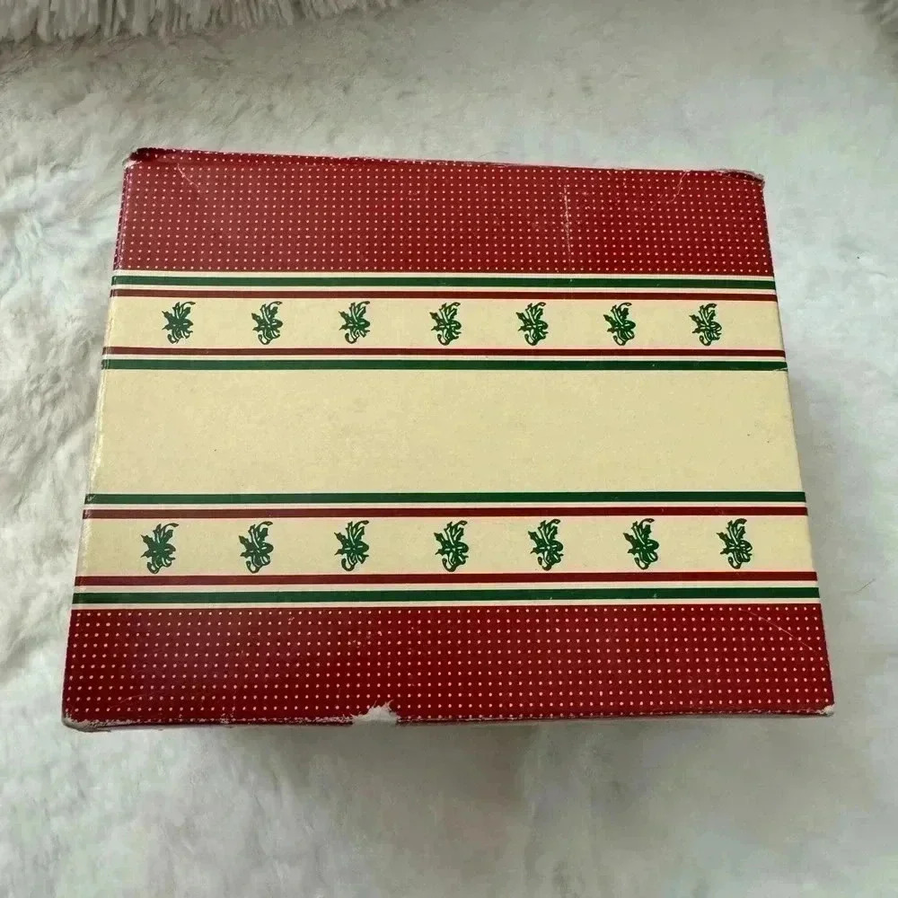 Vintage Goose Geese Ducks NIB Christmas Wreath Coffee Mug 90’s Cottagecore - Picture 8 of 10